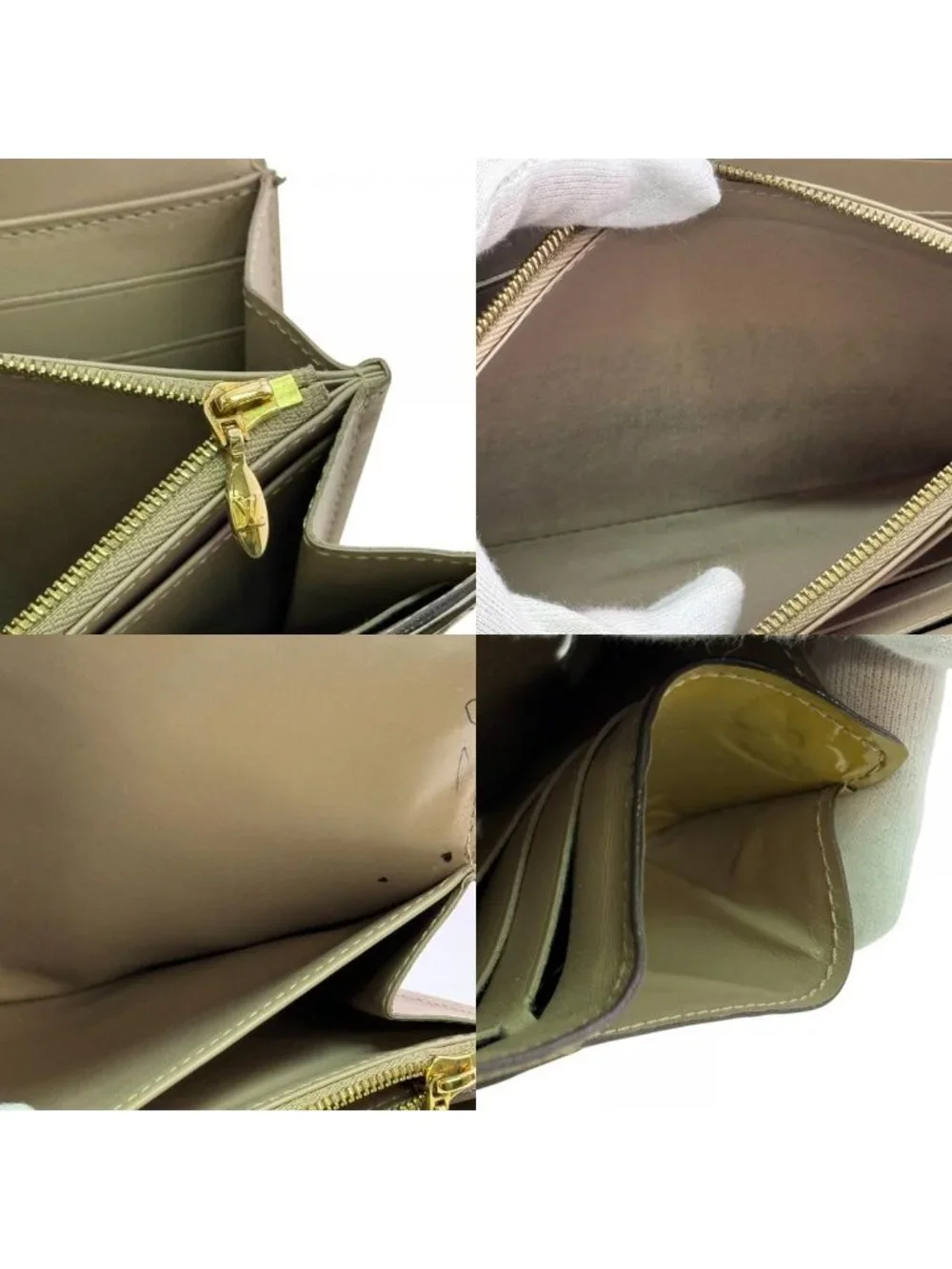 Louis Vuitton Bifold Flap Portefeuille Sarah Monogram Vernis Wallet